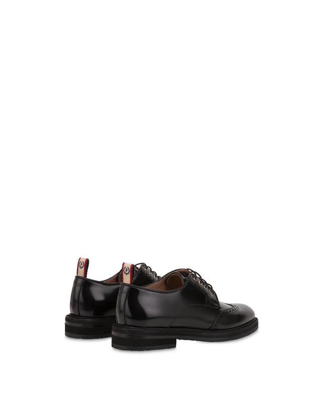 Pollini Derby In Vitello Abrasivato Mannish Nero 2025