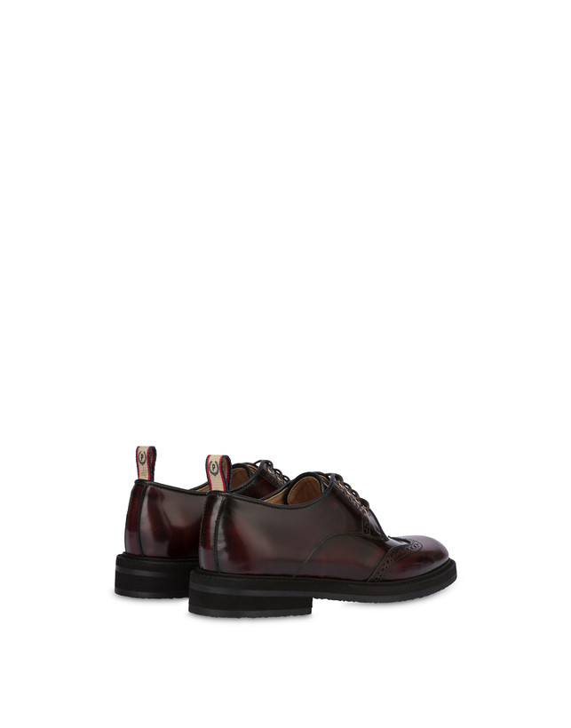 Pollini Derby In Vitello Abrasivato Mannish Mosto In Linea
