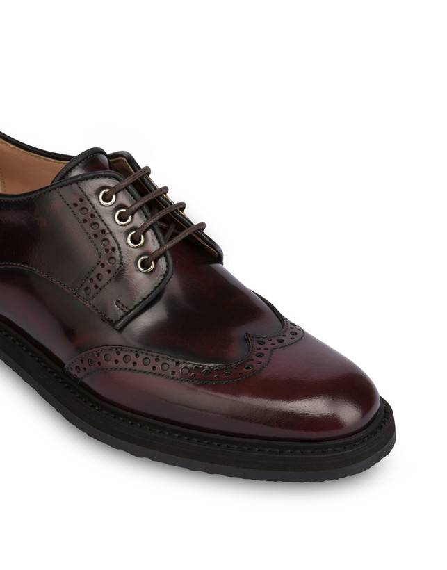 Pollini Derby In Vitello Abrasivato Mannish Mosto In Linea