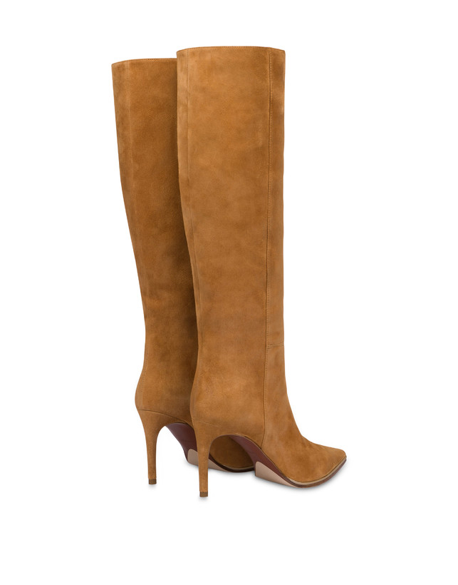 Pollini Stivale In Crosta Attitude Caramello Fino Al -60%