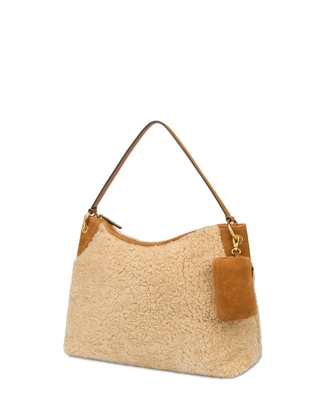 Pollini Hobo Bag In Montone E Crosta Anjia Novità
