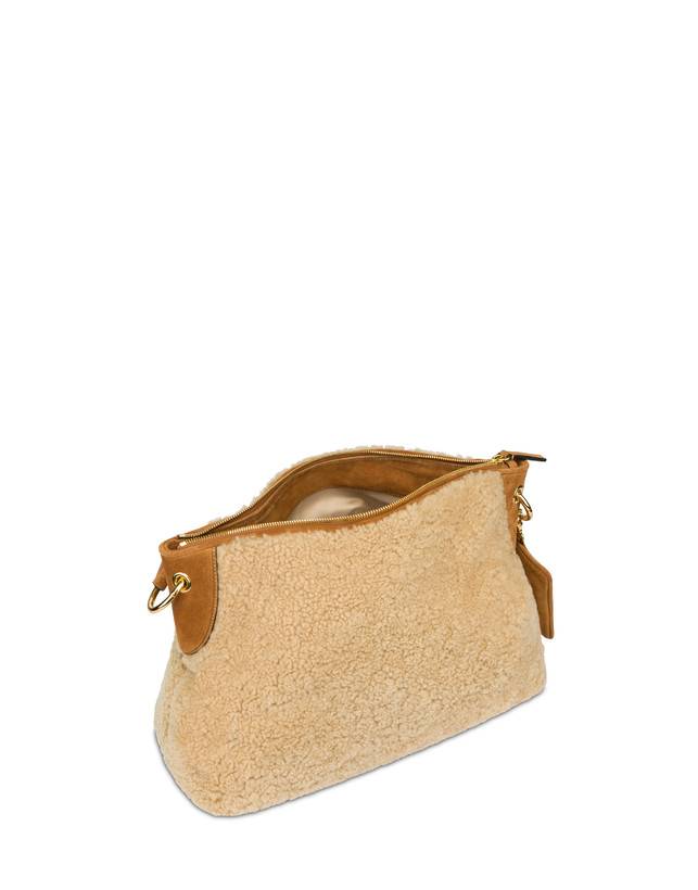 Pollini Hobo Bag In Montone E Crosta Anjia Novità