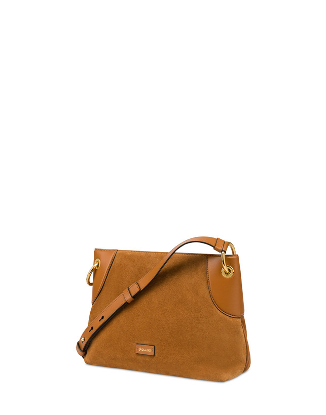 Pollini Borsa A Tracolla In Crosta Anjia Sconto