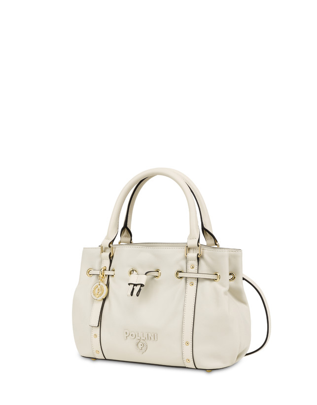 Pollini Piccola Borsa In Nappa Serena Avorio/avorio Vendita Economica