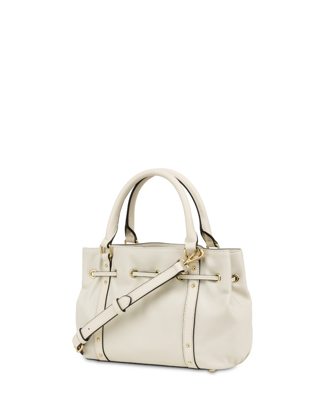 Pollini Piccola Borsa In Nappa Serena Avorio/avorio Vendita Economica