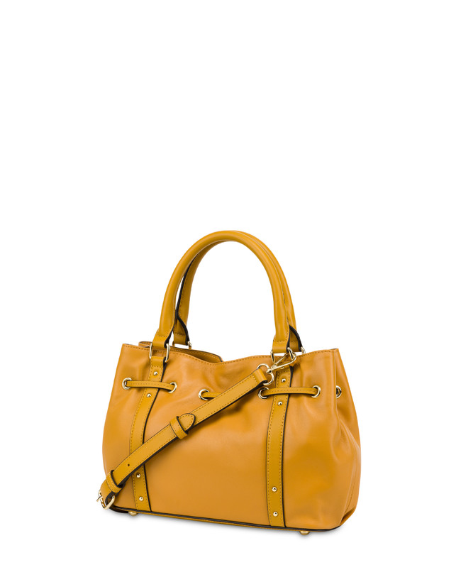 Pollini Piccola Borsa In Nappa Serena Mostarda/mostarda Saldi Di Fabbrica