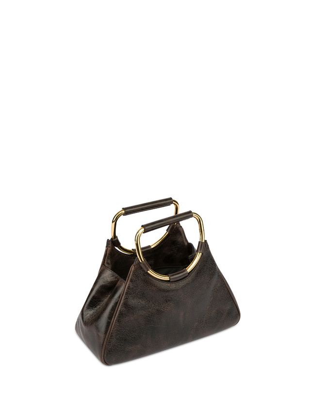 Pollini Clutch In Vitello Vintage Armour In Saldo