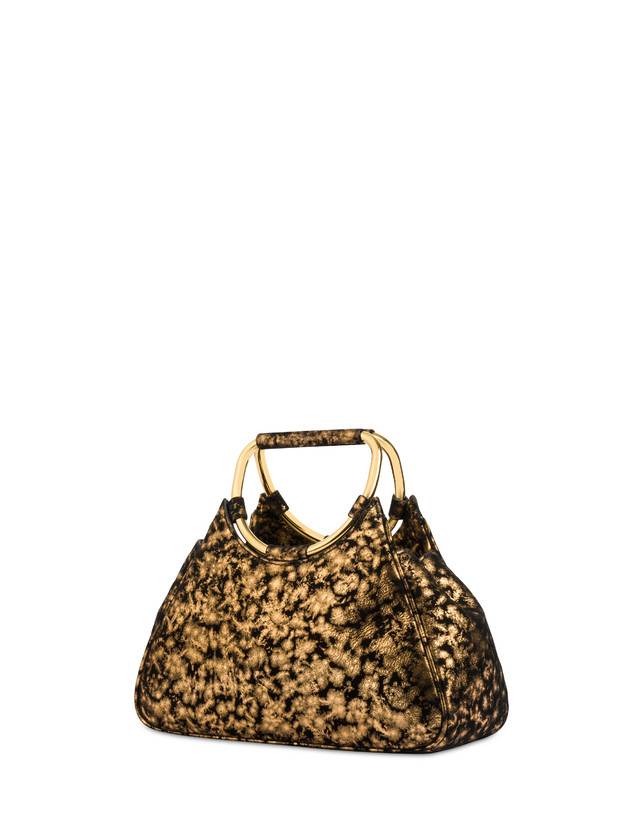 Pollini Clutch In Camoscio Effetto Dorato Armour Moda