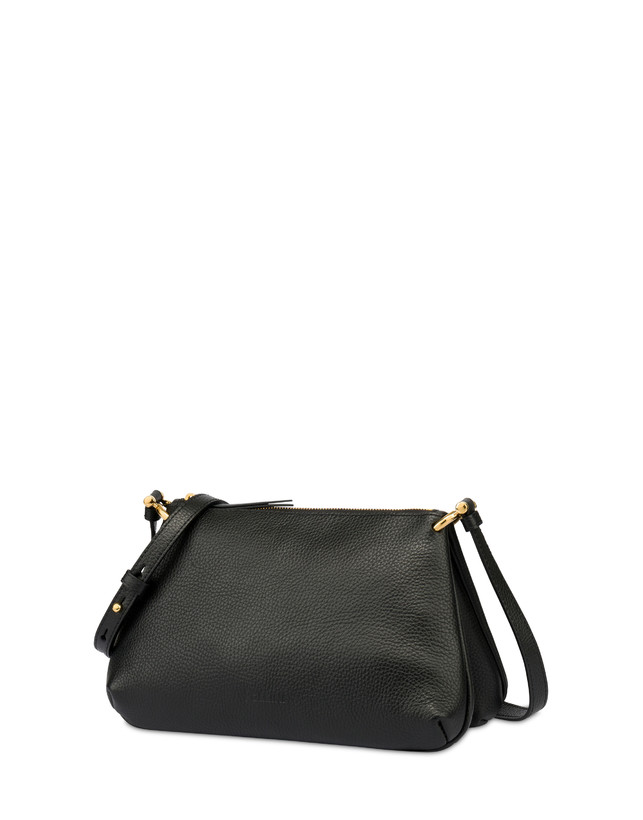 Pollini Borsa A Tracolla In Vitello Bottalato Double Marlene Italy
