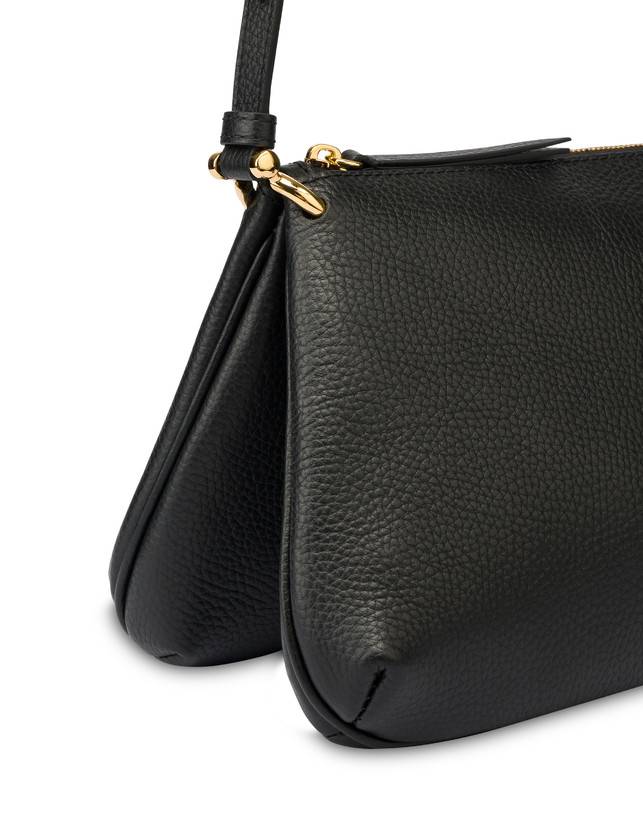Pollini Borsa A Tracolla In Vitello Bottalato Double Marlene Italy