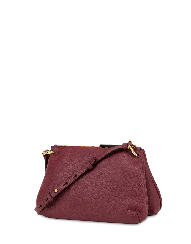 Pollini Borsa A Tracolla In Vitello Bottalato Double Marlene Italia