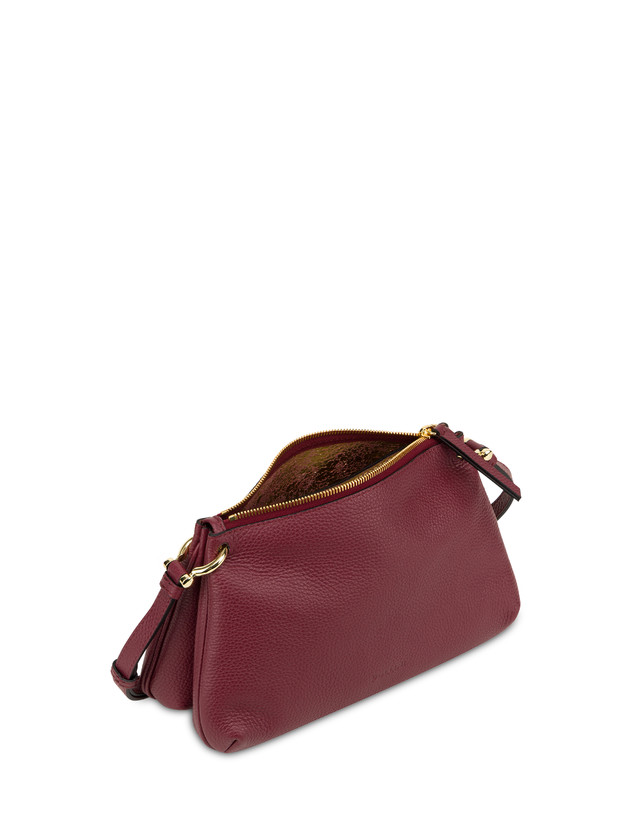 Pollini Borsa A Tracolla In Vitello Bottalato Double Marlene Italia