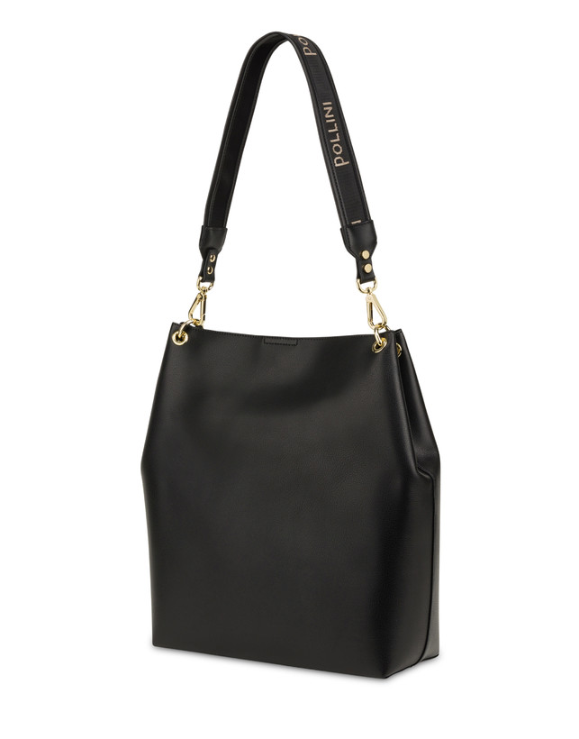 Pollini Hobo Bag Darlene Nero In Linea