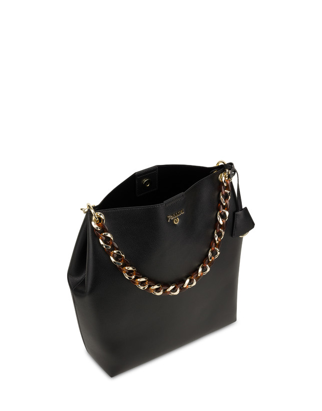 Pollini Hobo Bag Darlene Nero In Linea