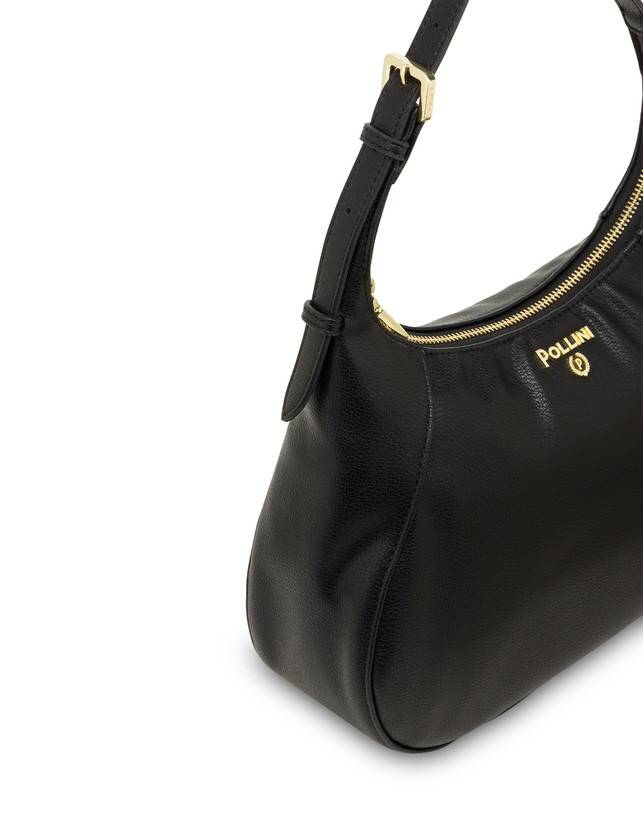 Pollini Hobo Bag Nina Nero Spedizione Gratuita