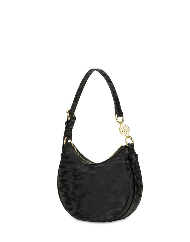 Pollini Hobo Bag Mini Ibis Nero Negozi Online