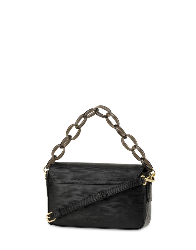 Pollini Candy Bag Con Maxi Catena Nero Consegna Veloce