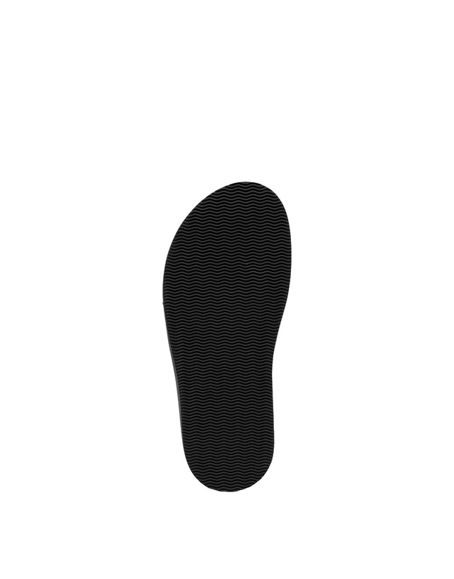 Pollini Sandali Flat In Nappa Natural Feeling Nero Fino Al -60%