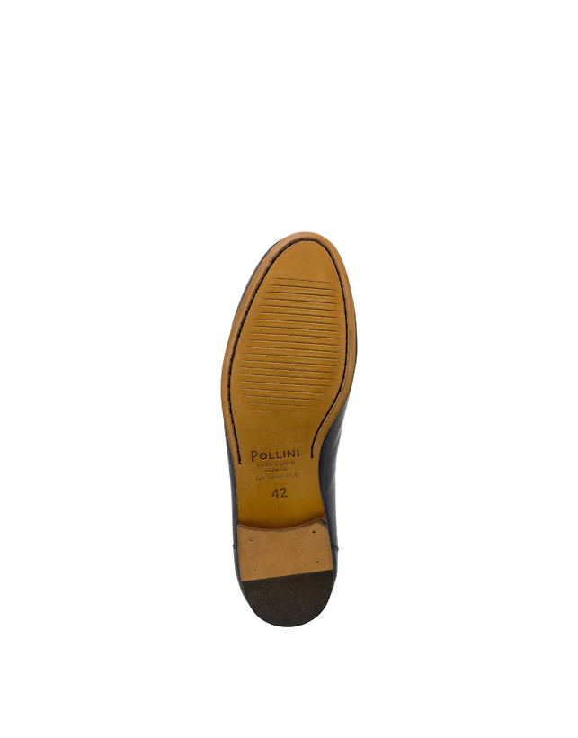 Pollini Derby In Capra Flexy Blu Sconto