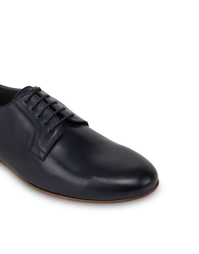 Pollini Derby In Capra Flexy Blu Sconto
