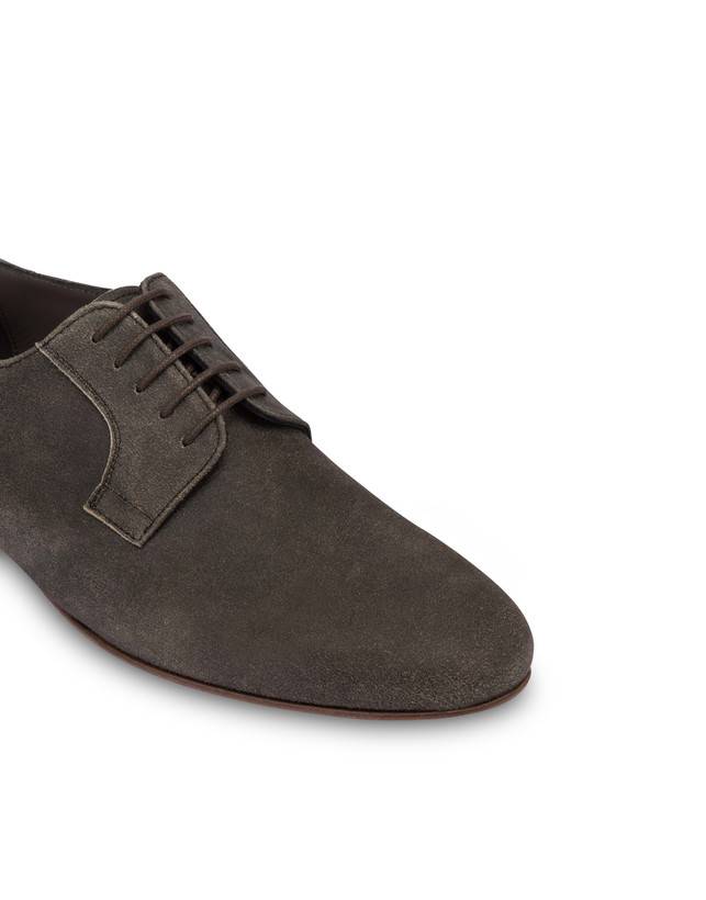Pollini Derby In Scamosciato Flexy Grafite Offerta