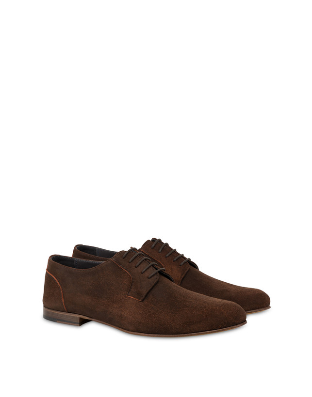 Pollini Derby In Scamosciato Flexy T.moro Economico