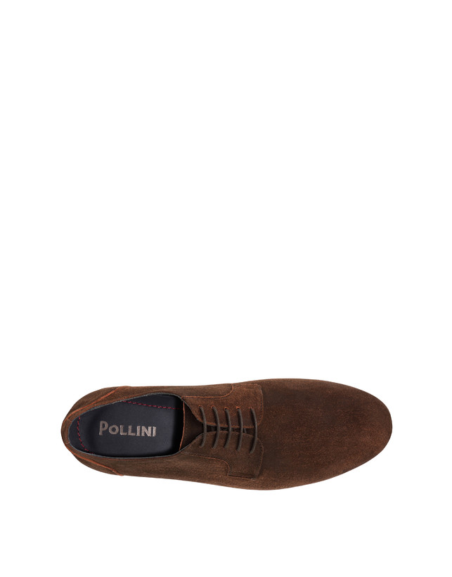 Pollini Derby In Scamosciato Flexy T.moro Economico