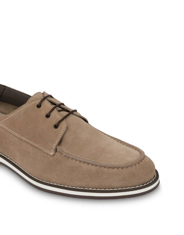 Pollini Derby In Crosta Green Field Beige Saldi
