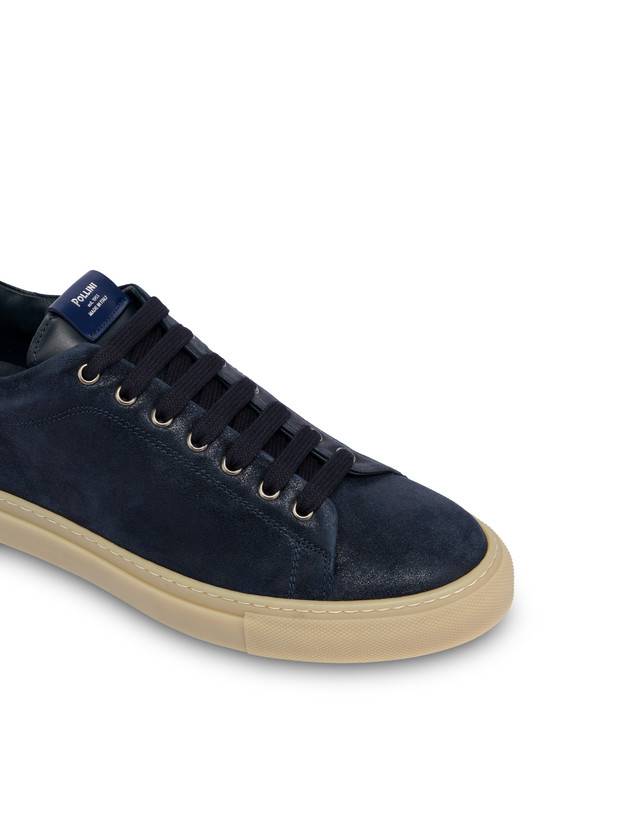 Pollini Sneakers In Crosta Tennis Club Blu Hotsell