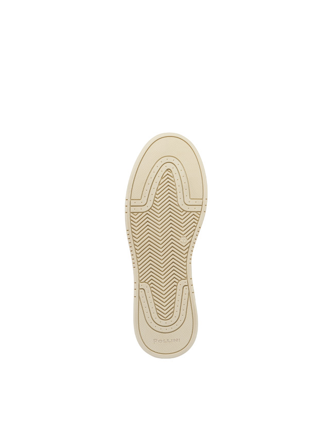 Pollini Sneakers In Vitello E Crosta Bourton Blu/blu/blu Saldi Di Fabbrica