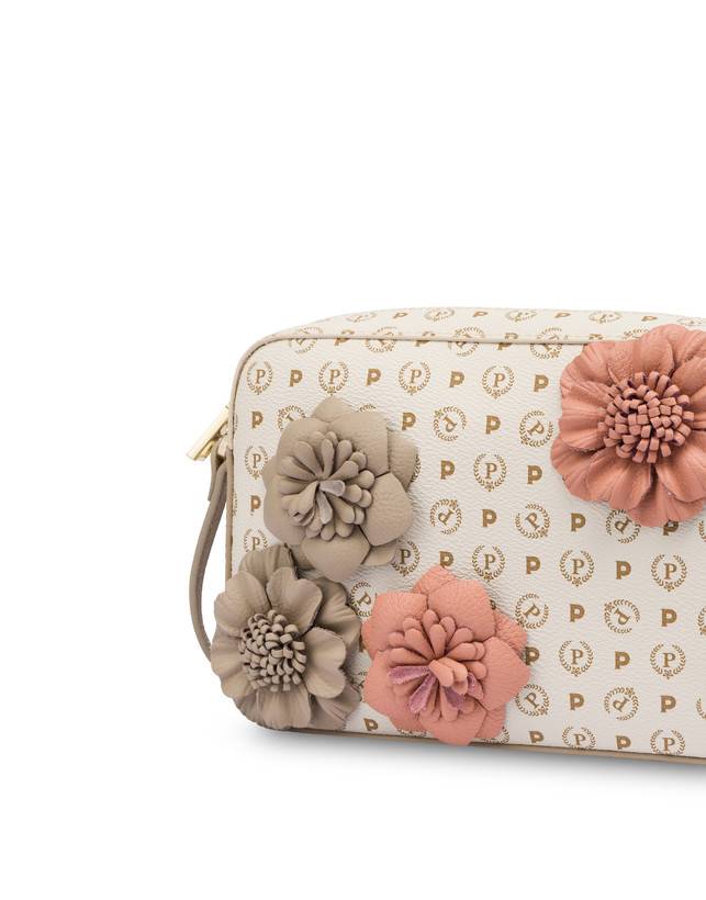 Pollini Camera Bag Piccola Heritage Flowers Avorio/ghiaccio Italia