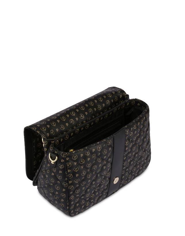 Pollini Borsa A Spalla Heritage Matelassé Nero/nero Spedizione Gratuita