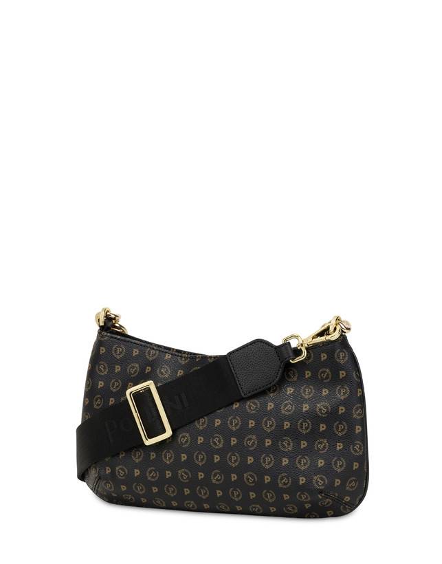 Pollini Borsa A Tracolla Heritage Logo Classic Nero/nero Consegna Veloce