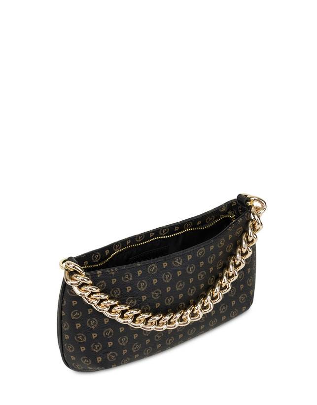 Pollini Borsa A Tracolla Heritage Logo Classic Nero/nero Consegna Veloce