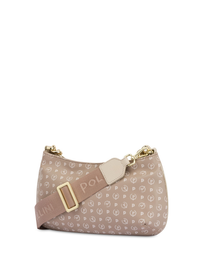 Pollini Borsa A Tracolla Con Catena Heritage Soft Touch Beige/avorio Shopping Online