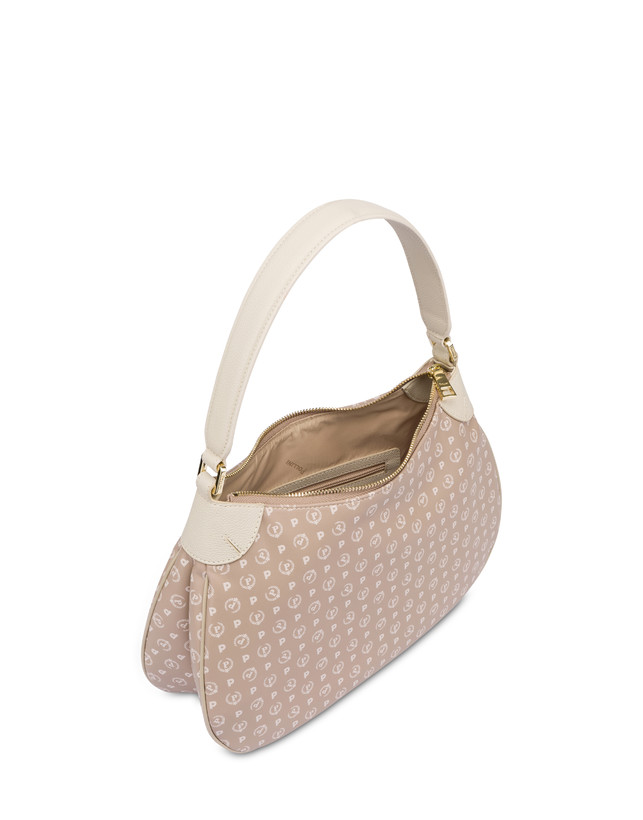 Pollini Borsa A Spalla In Pvc Heritage Soft Touch Beige/avorio Fornitura limitata