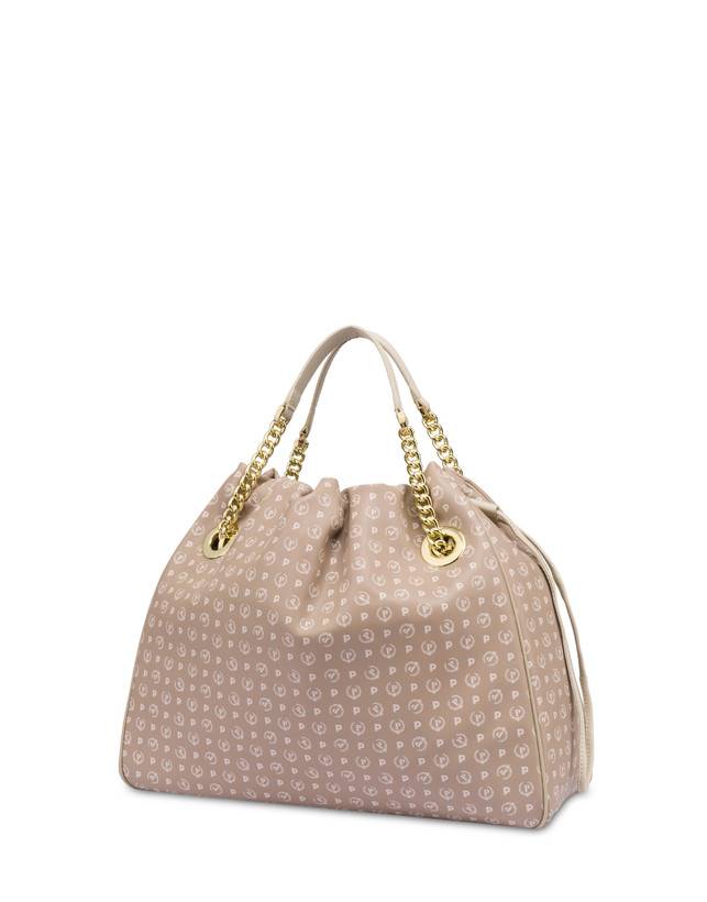 Pollini Borsa A Secchiello In Pvc Heritage Soft Touch Beige/avorio Convenienza