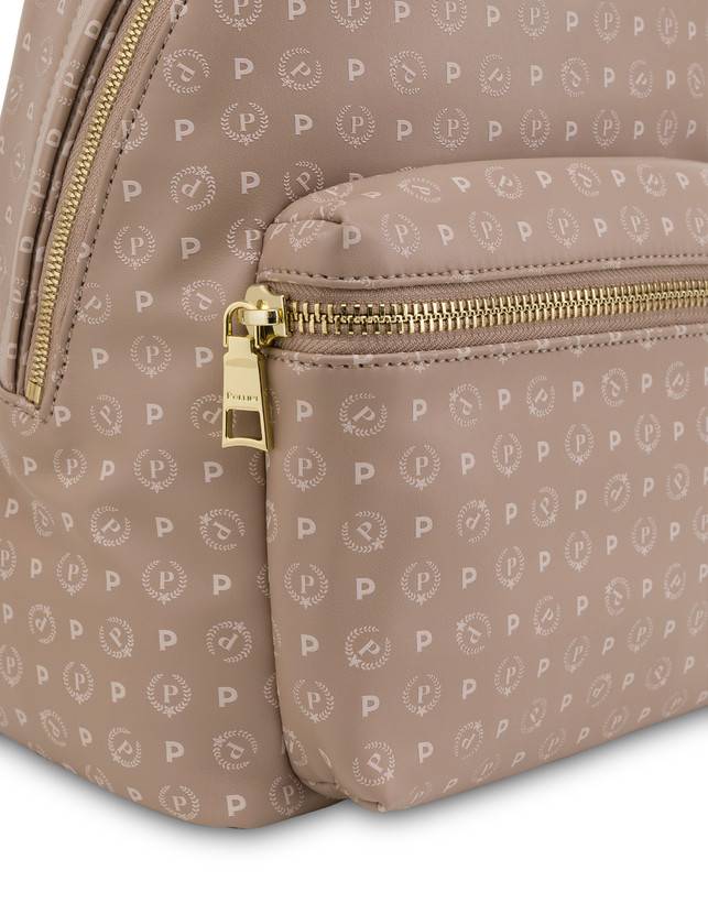 Pollini Zaino Heritage Soft Touch Beige/avorio In Saldo