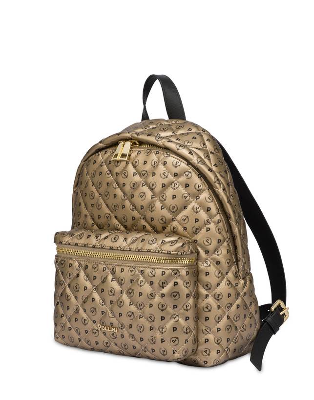 Pollini Zaino Heritage Matelassé Oro/nero Moda