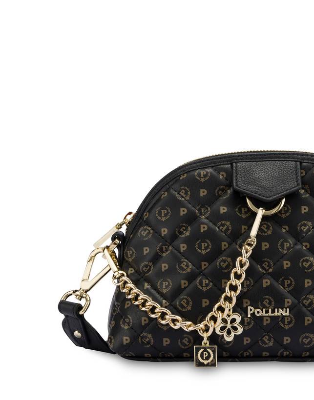 Pollini Borsa A Tracolla Heritage Matelassé Nero/nero Vendita