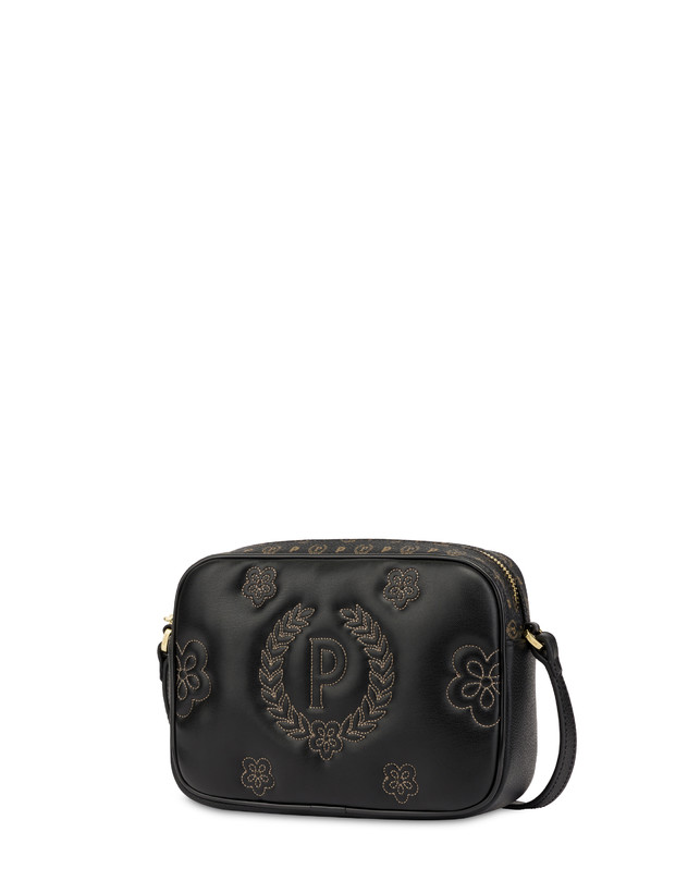 Pollini Borsa A Tracolla Puffy Heritage Nero/nero/nero Spedizione Gratuita