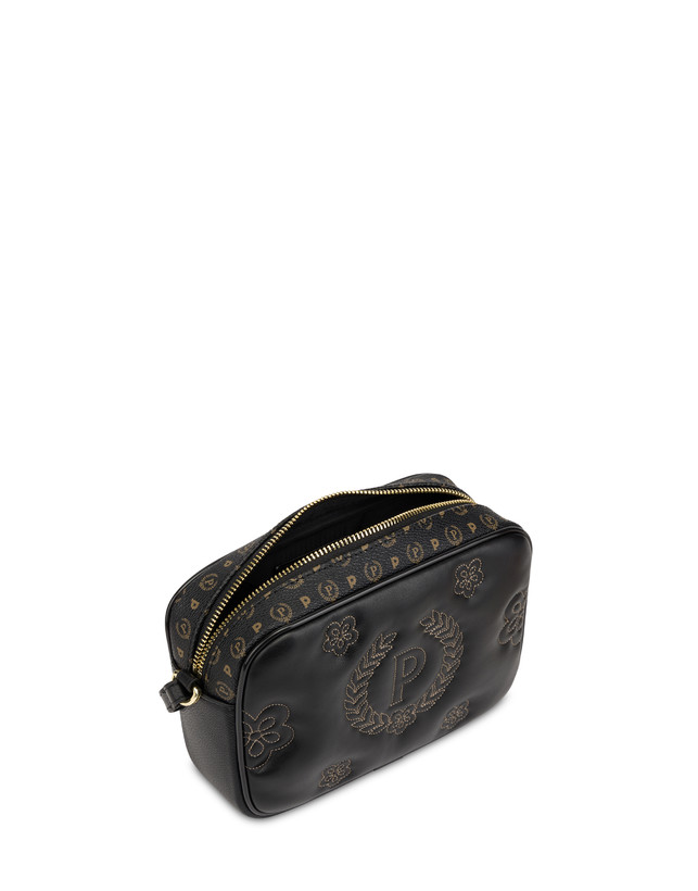 Pollini Borsa A Tracolla Puffy Heritage Nero/nero/nero Spedizione Gratuita