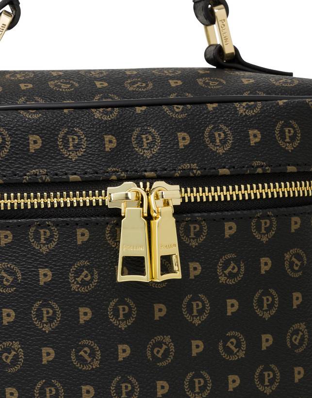 Pollini Borsa Beauty Piccola Heritage Logo Classic Nero/nero Promozione Limitata