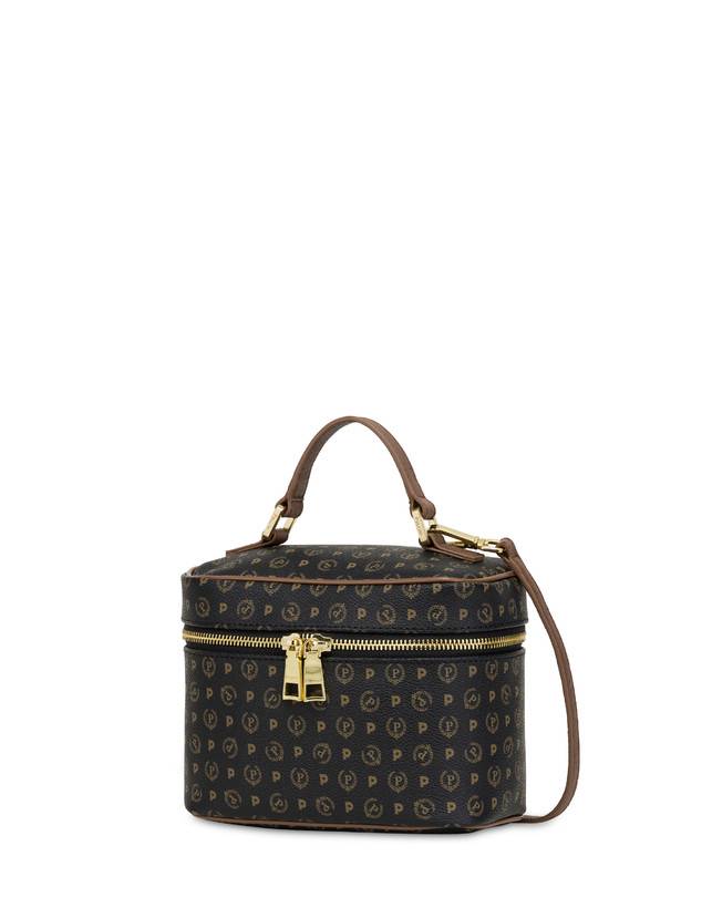 Pollini Borsa Beauty Piccola Heritage Logo Classic Nero/marrone Shopping Online