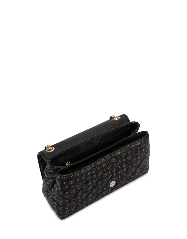 Pollini Borsa A Spalla Heritage Matelassé Nero/nero Online