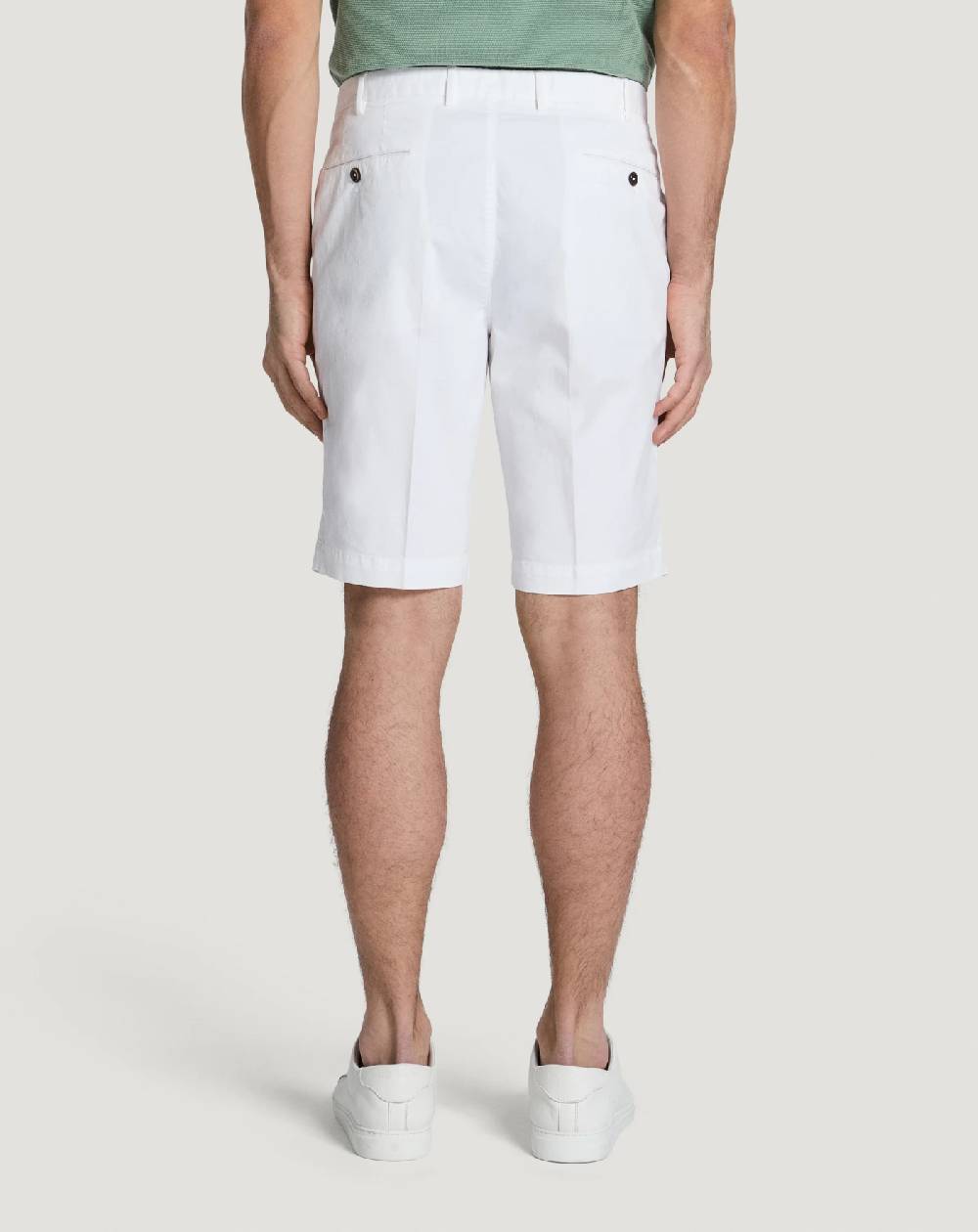 Pt Torino Bermuda in gabardina stretch Promozione
