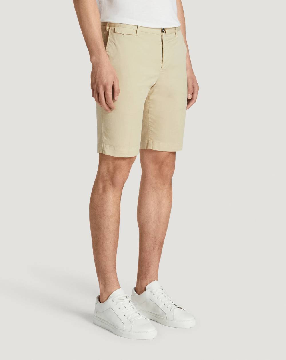 Pt Torino Bermuda in gabardina stretch Shopping Online