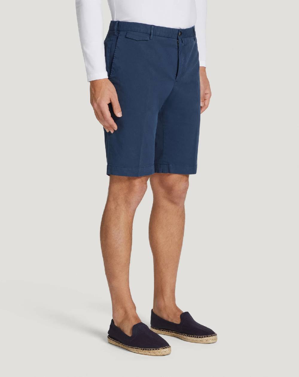 Pt Torino Bermuda in gabardina stretch Offerta