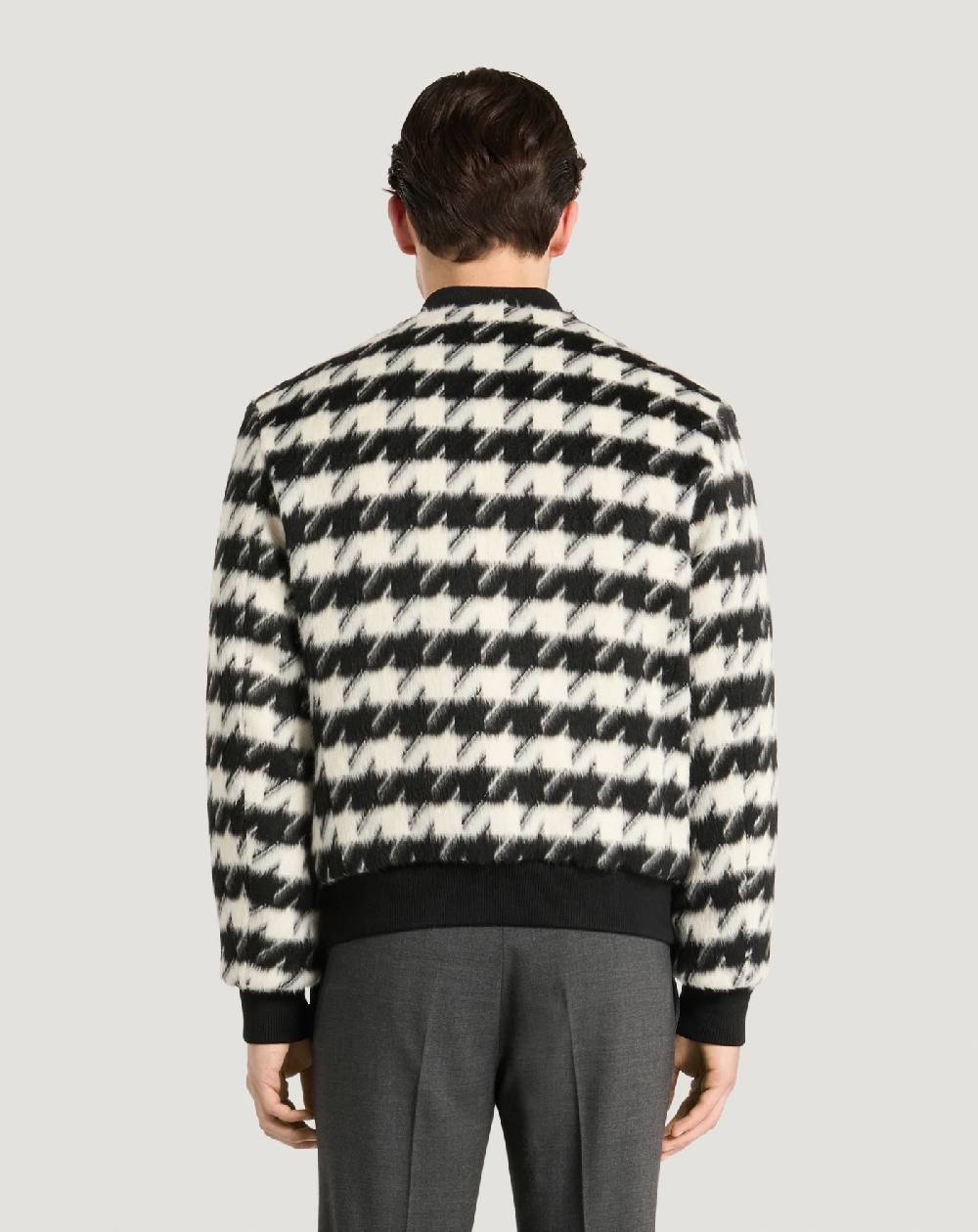 Pt Torino Bomber in velour pied-de-poule Vendite Flash