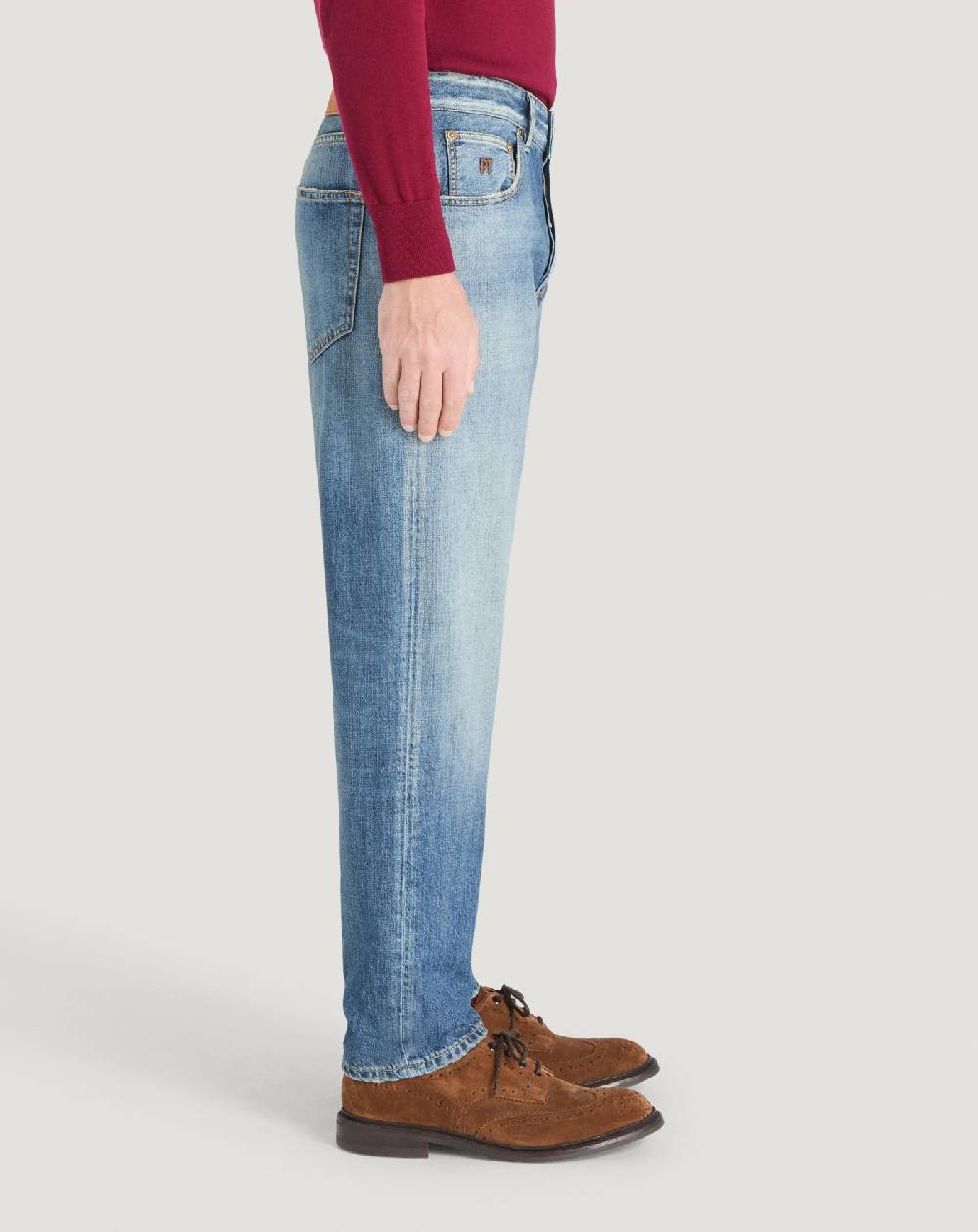 Pt Torino Jeans Reggae in denim di cotone Italy